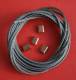 <b>Edelstahlseil (2 Meter) mit 4 St Plomben</b>